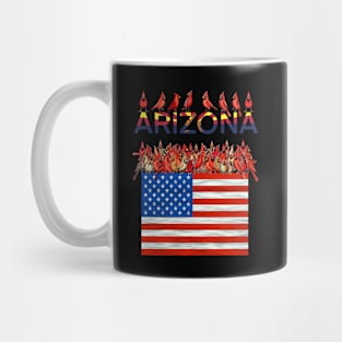 Red Cardinal Arizona Mug